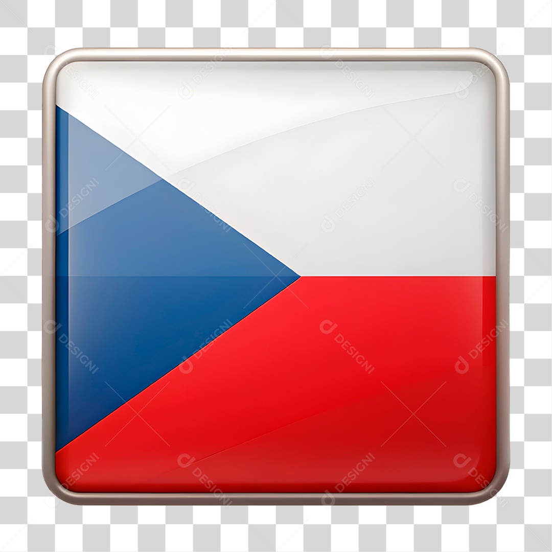 Flag of Czech Republic PNG Transparent