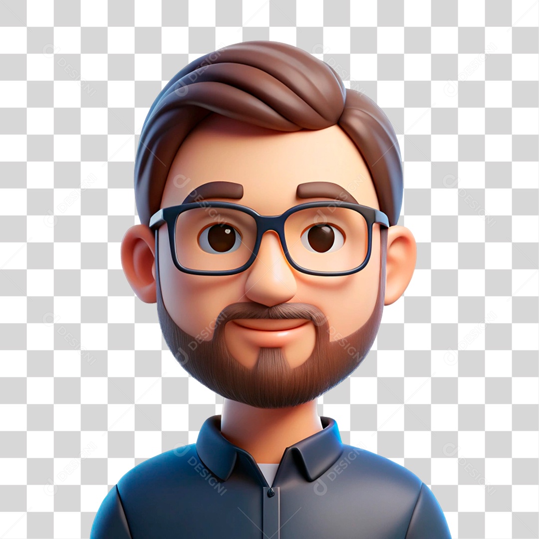 Avatar de um Homem PNG Transparente