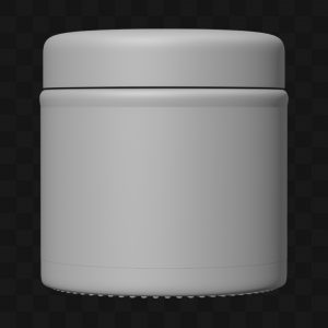 Pote de Creme - Modelo 3D