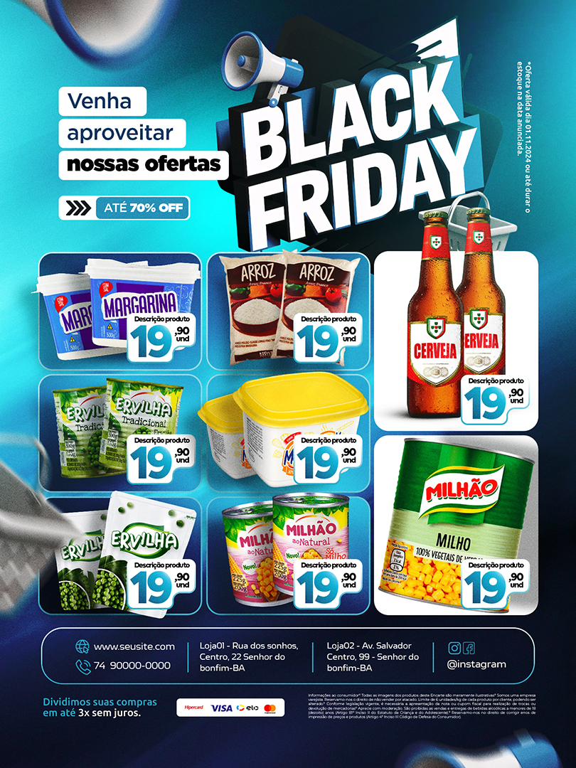 MotionTabloide Black Friday Supermercado Nossas Ofertas After Effects Editável