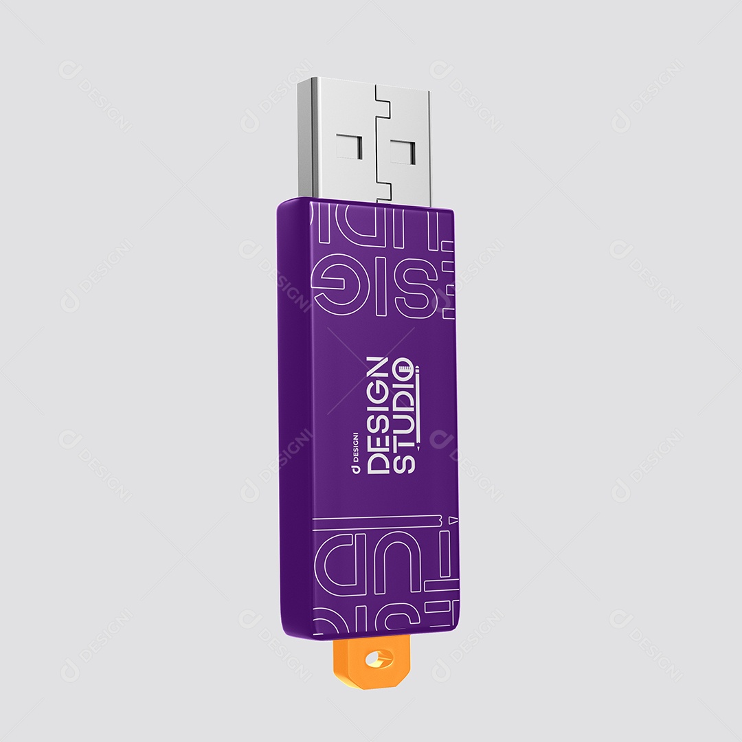 Mockup de Pendrive PSD Editável