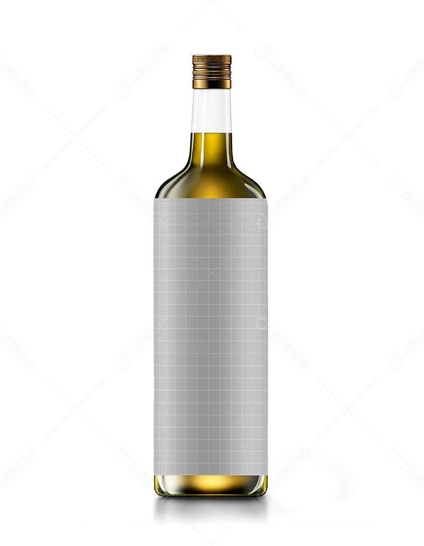 Bottle of Olive Mockup PSD Editable