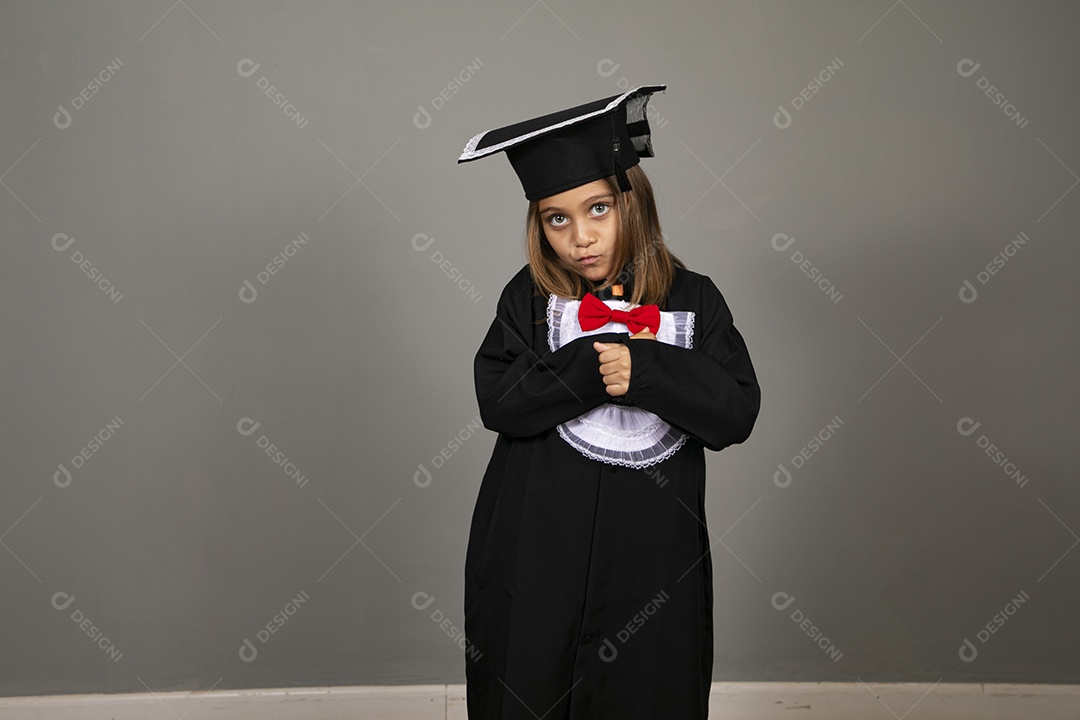 Beautiful girl with graduation beak