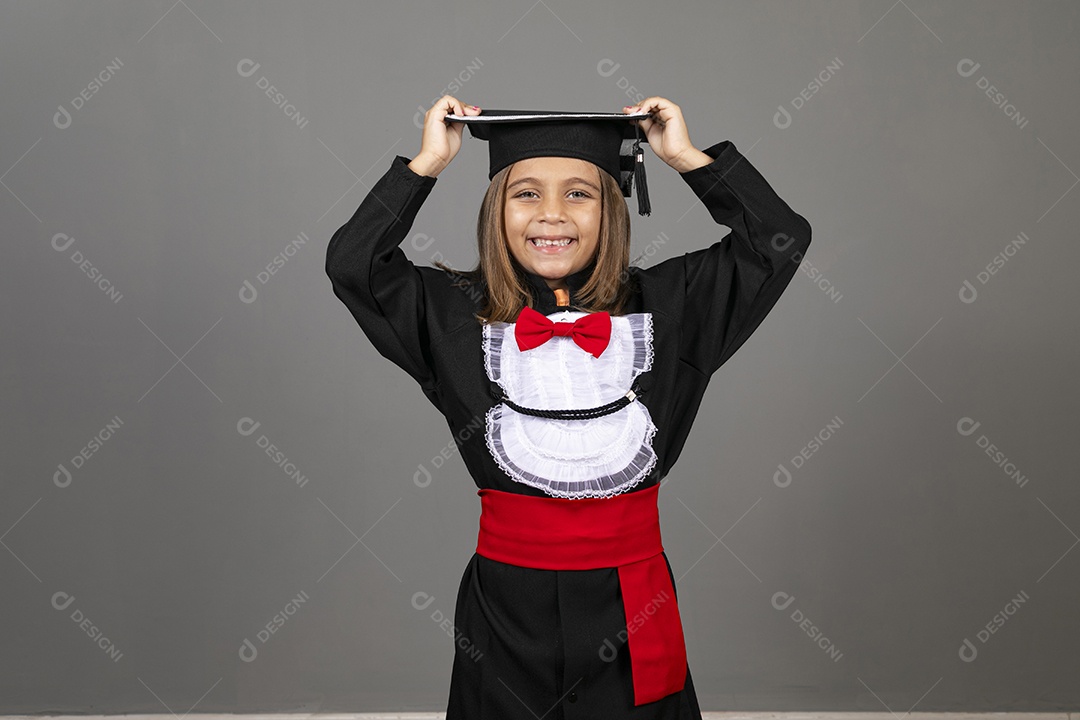 Beautiful girl in graduation