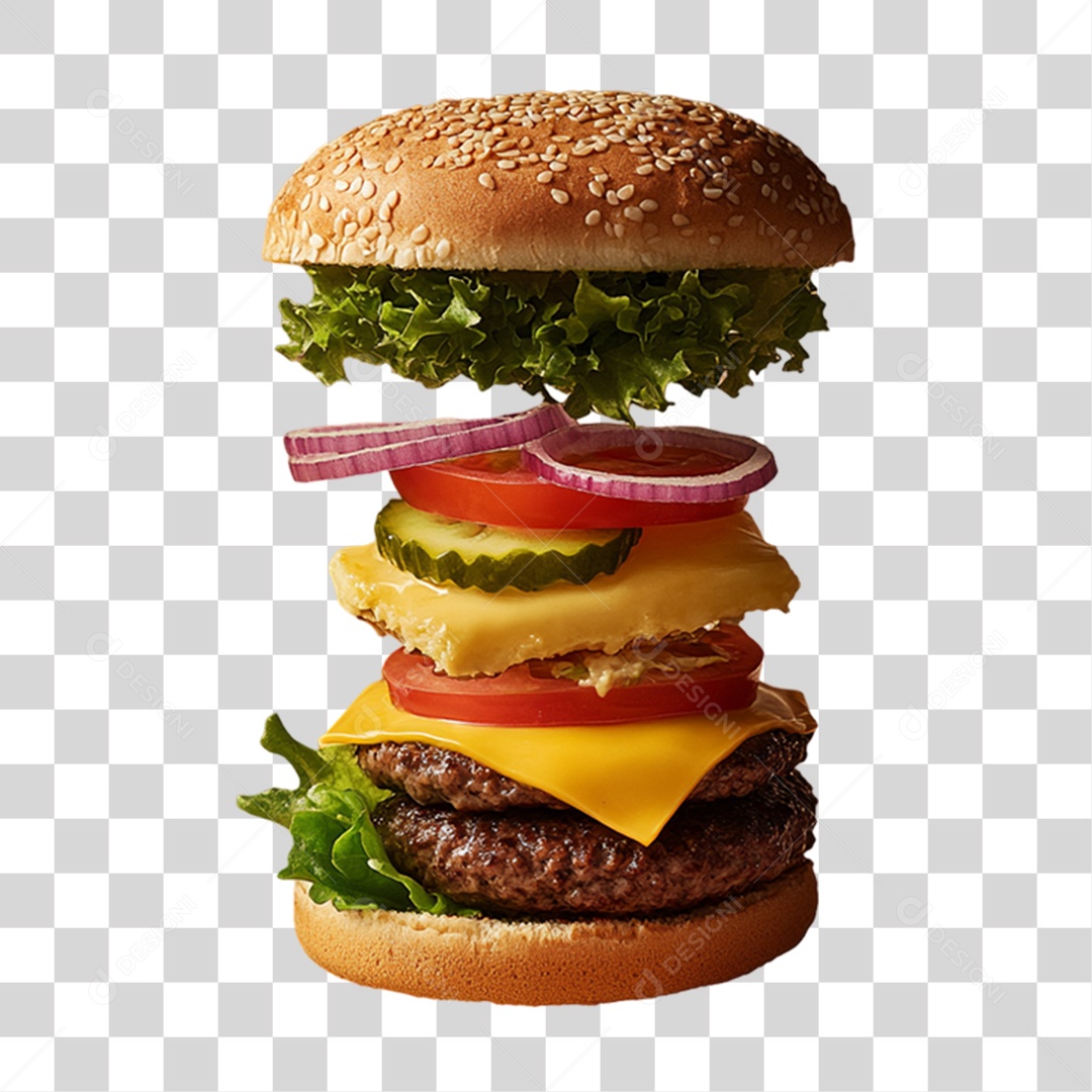 Hamburger PNG Lanche Transparent