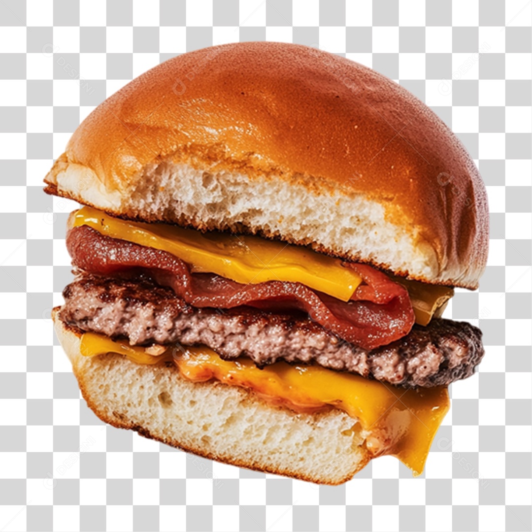 Hambúrguer Lanche PNG Transparente