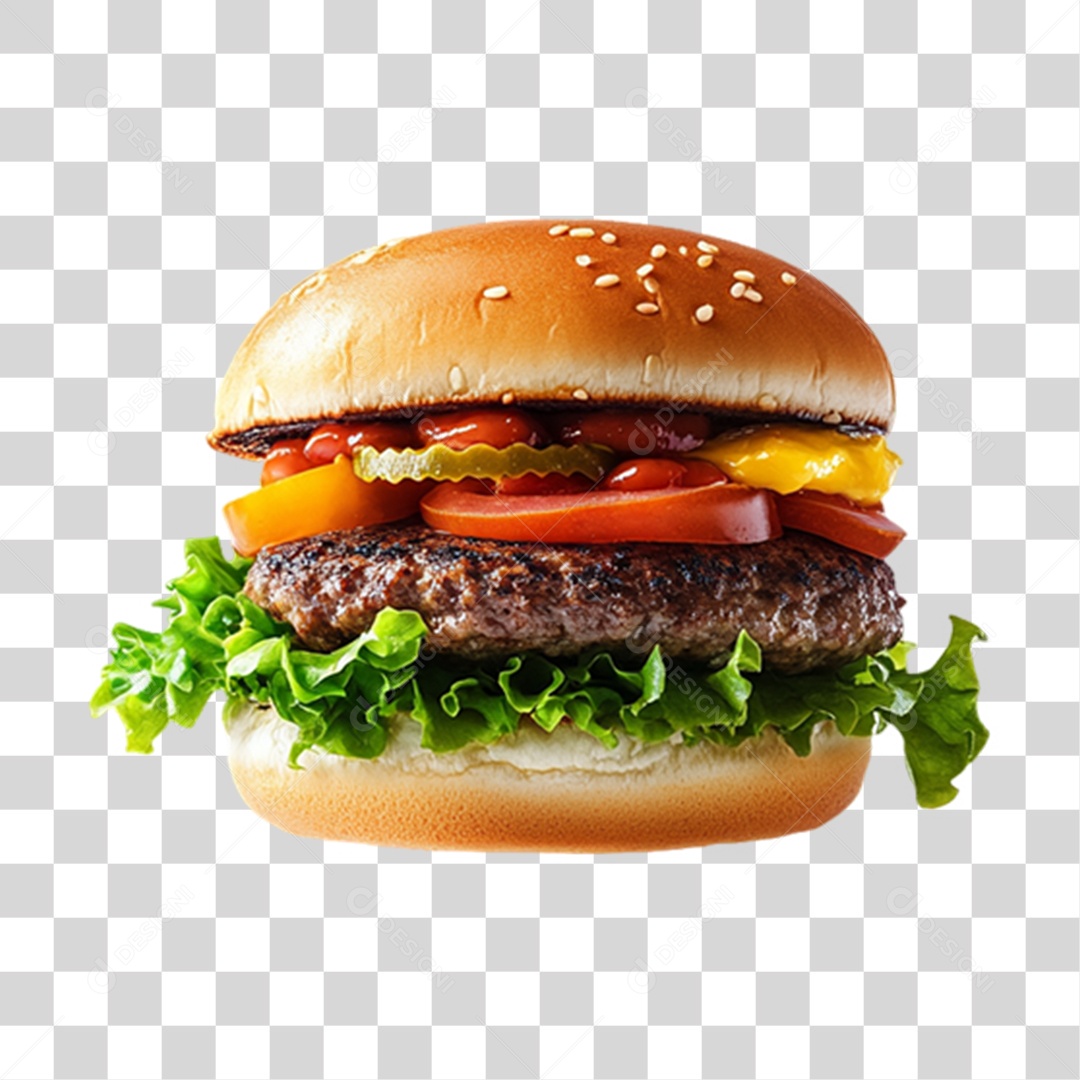 Hamburger PNG Lanche Transparent