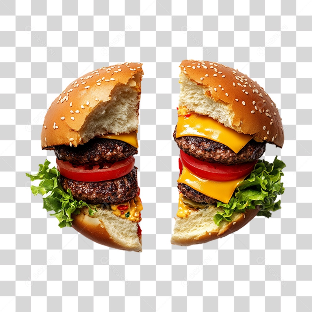 Hamburger PNG Lanche Transparent