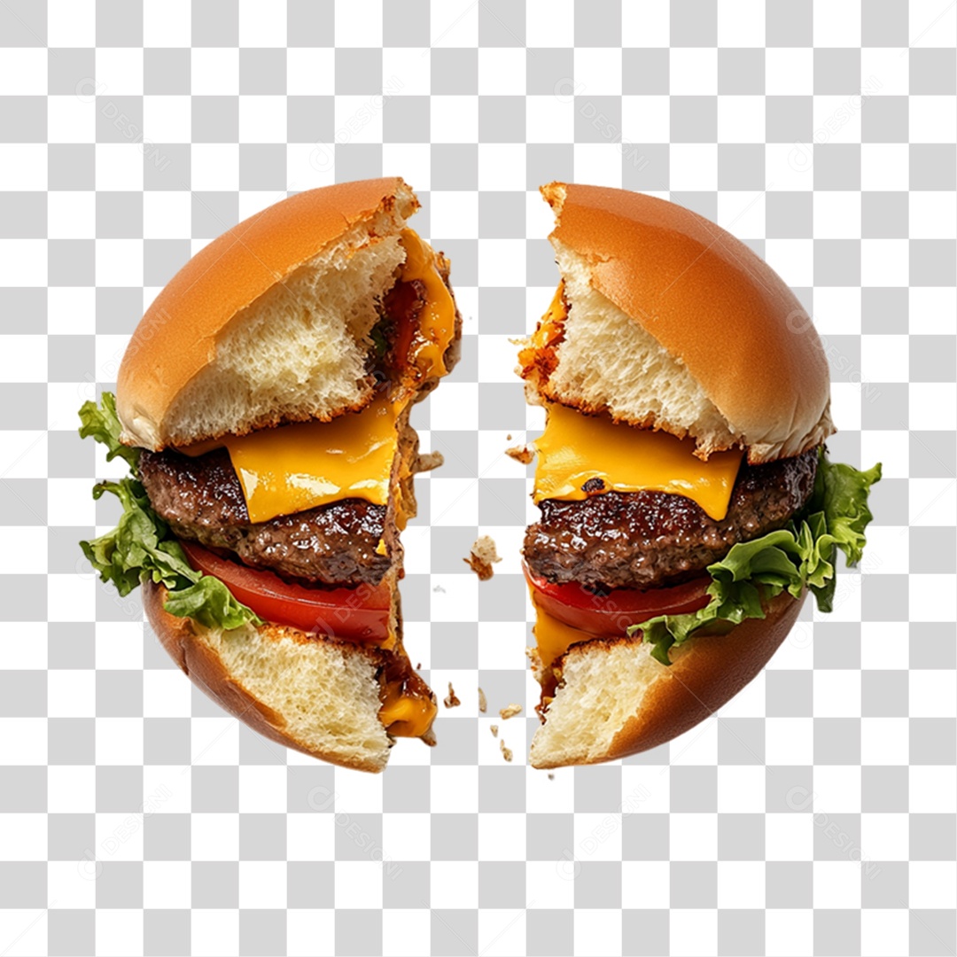 Hamburger PNG Lanche Transparent