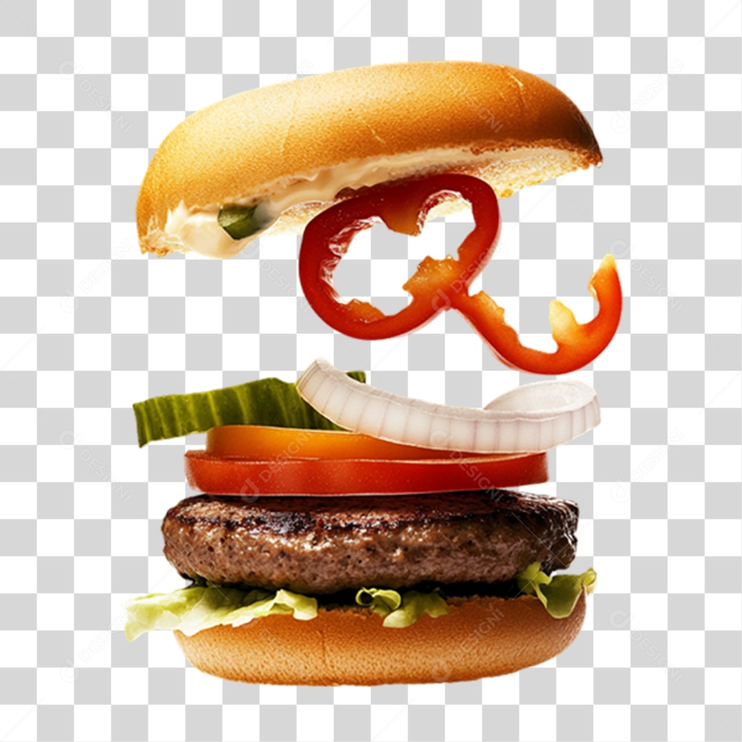 Hamburger PNG Lanche Transparent