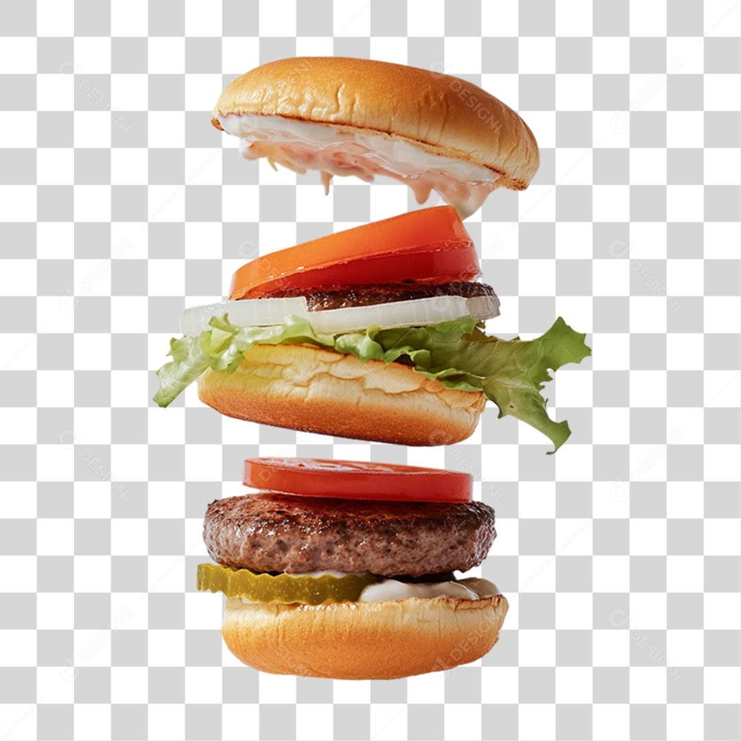 Hamburger PNG Lanche Transparent