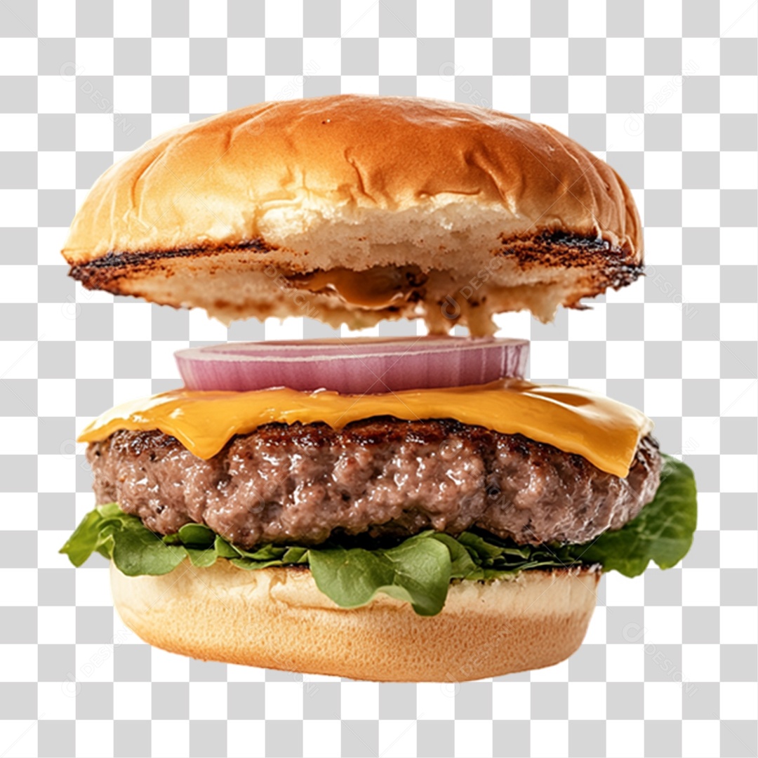 Hambúrguer Lanche PNG Transparente