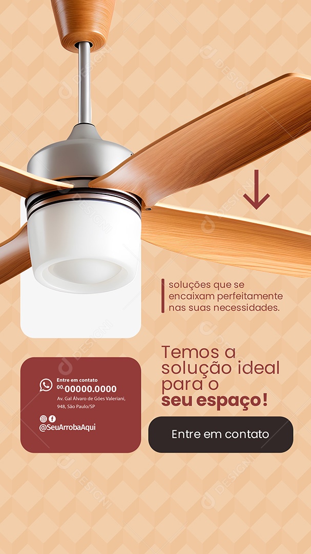 Story Loja de Móveis Design Inteligente Soluções Perfeitas Social Media PSD Editável