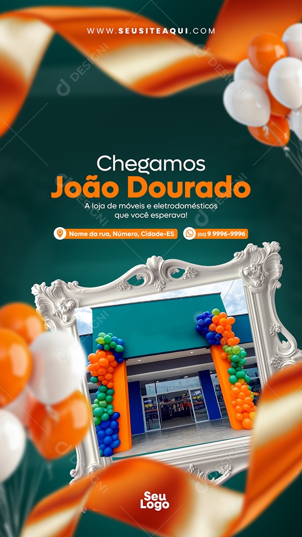 Story New Property Shop João Dourado Social Media PSD Editable