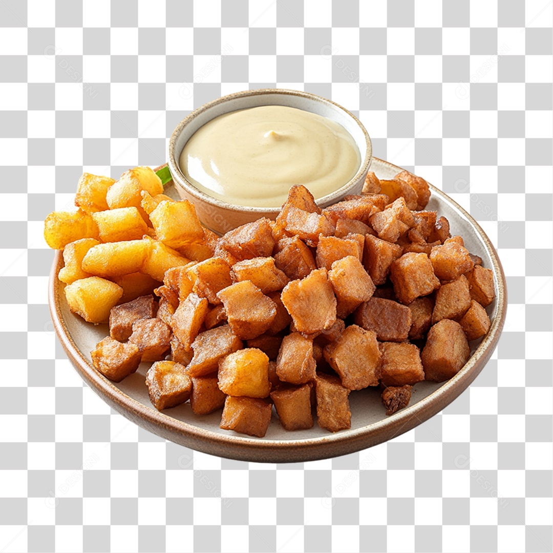 Portion Meatcake Torresmo PNG Transparent