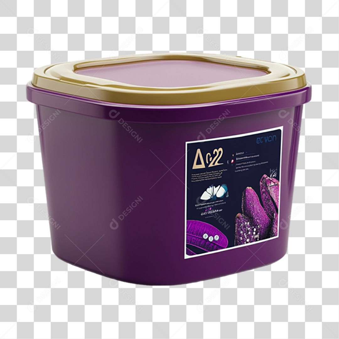 Pote de Açaí PNG Transparente