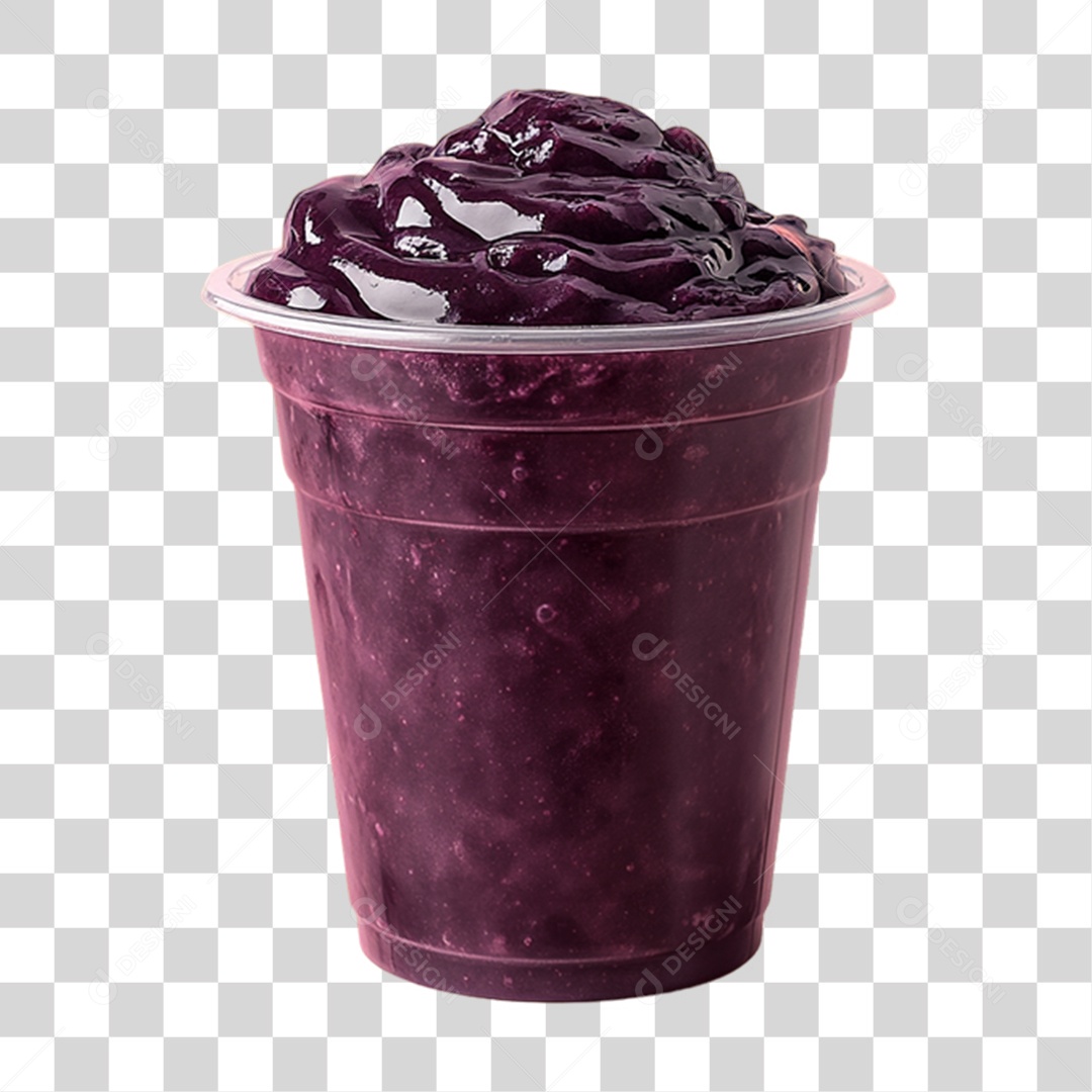 Pote de Açaí PNG Transparente