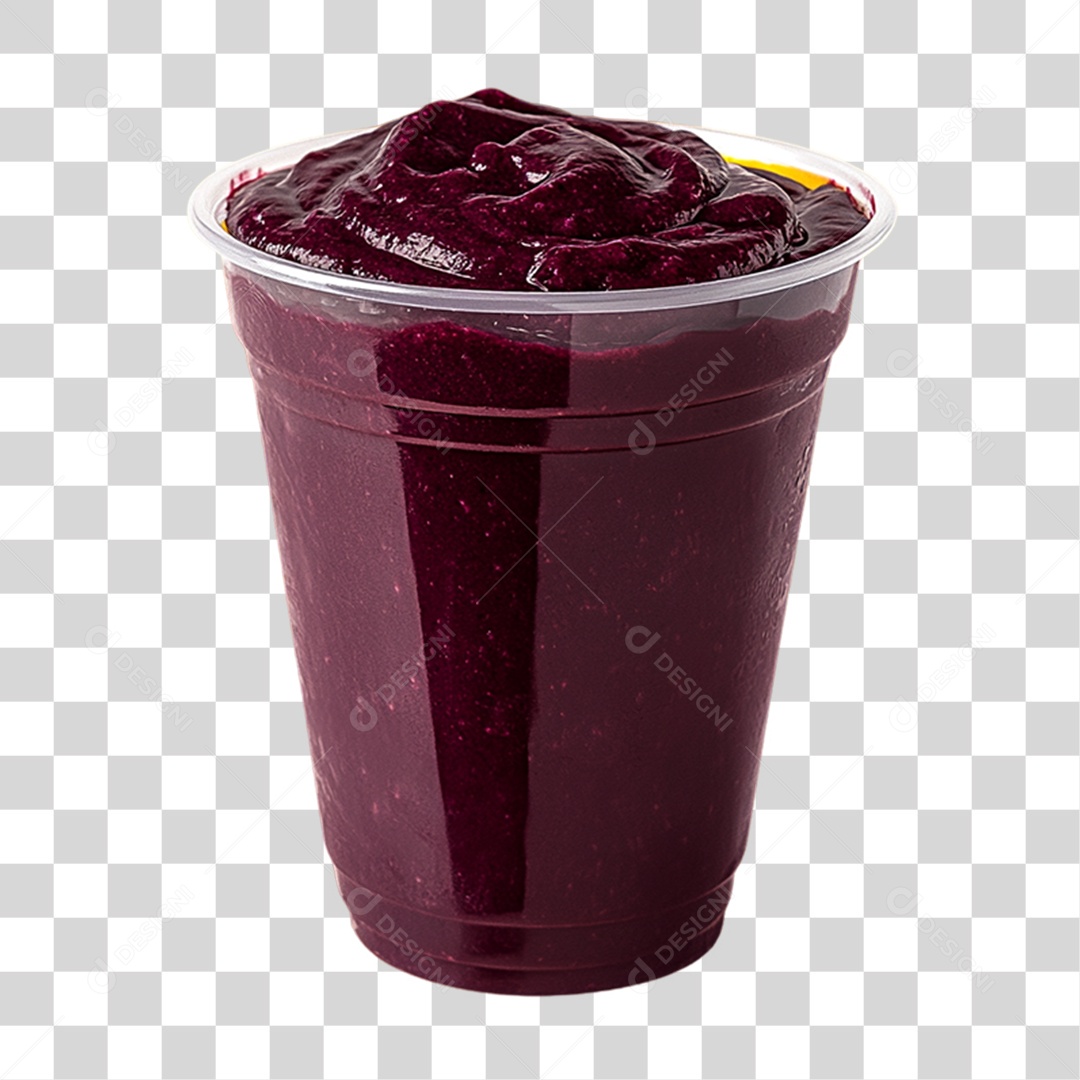 Pote de Açaí PNG Transparente