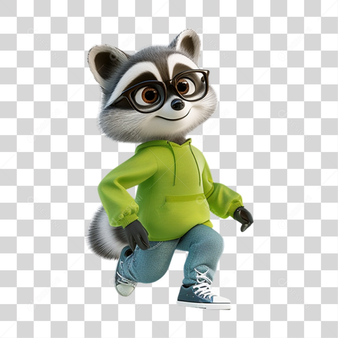 Mascote Pet com Roupa PNG Transparente