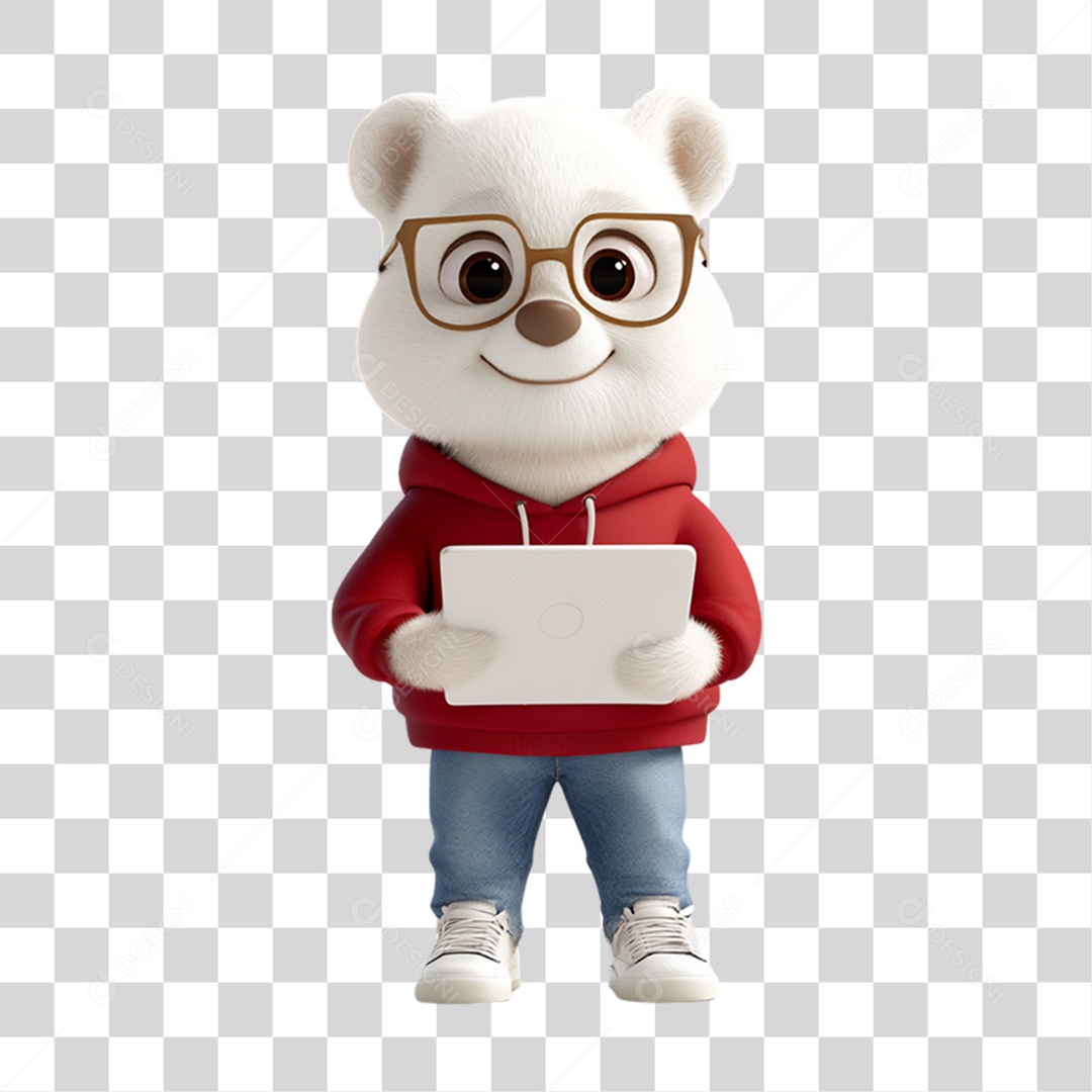 Mascote Pet com Roupa PNG Transparente