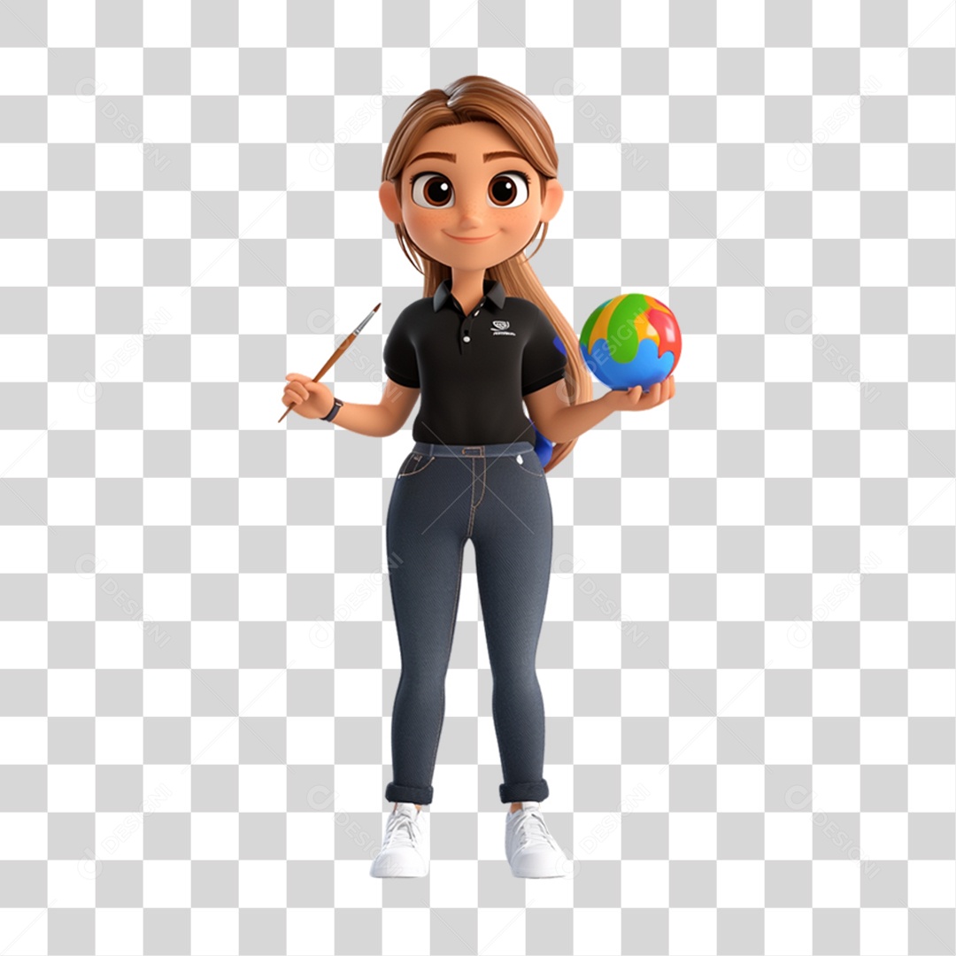 Character Woman PNG Transparent