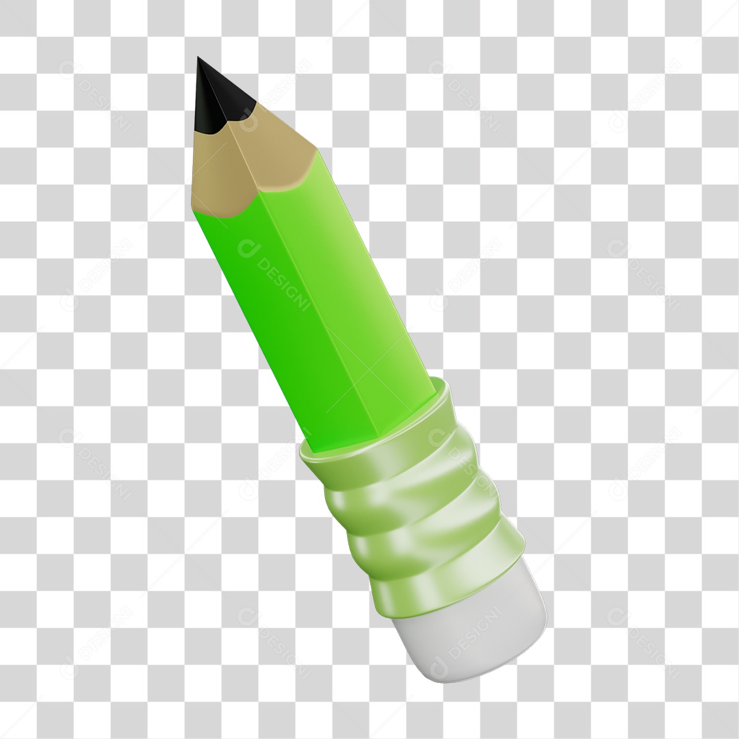 3D Element PNG Writing Pencils Transparent