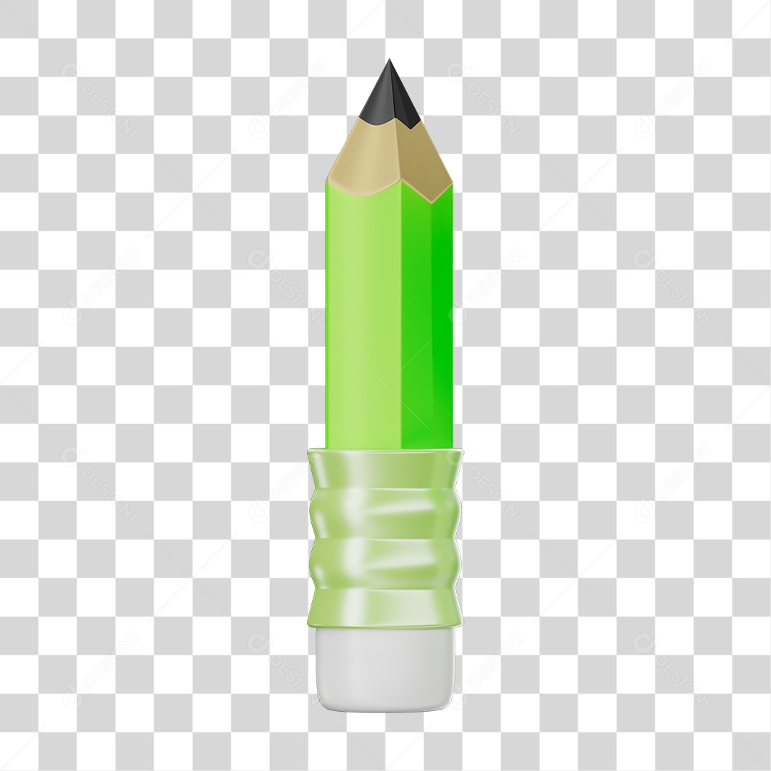 3D Element PNG Writing Pencils Transparent