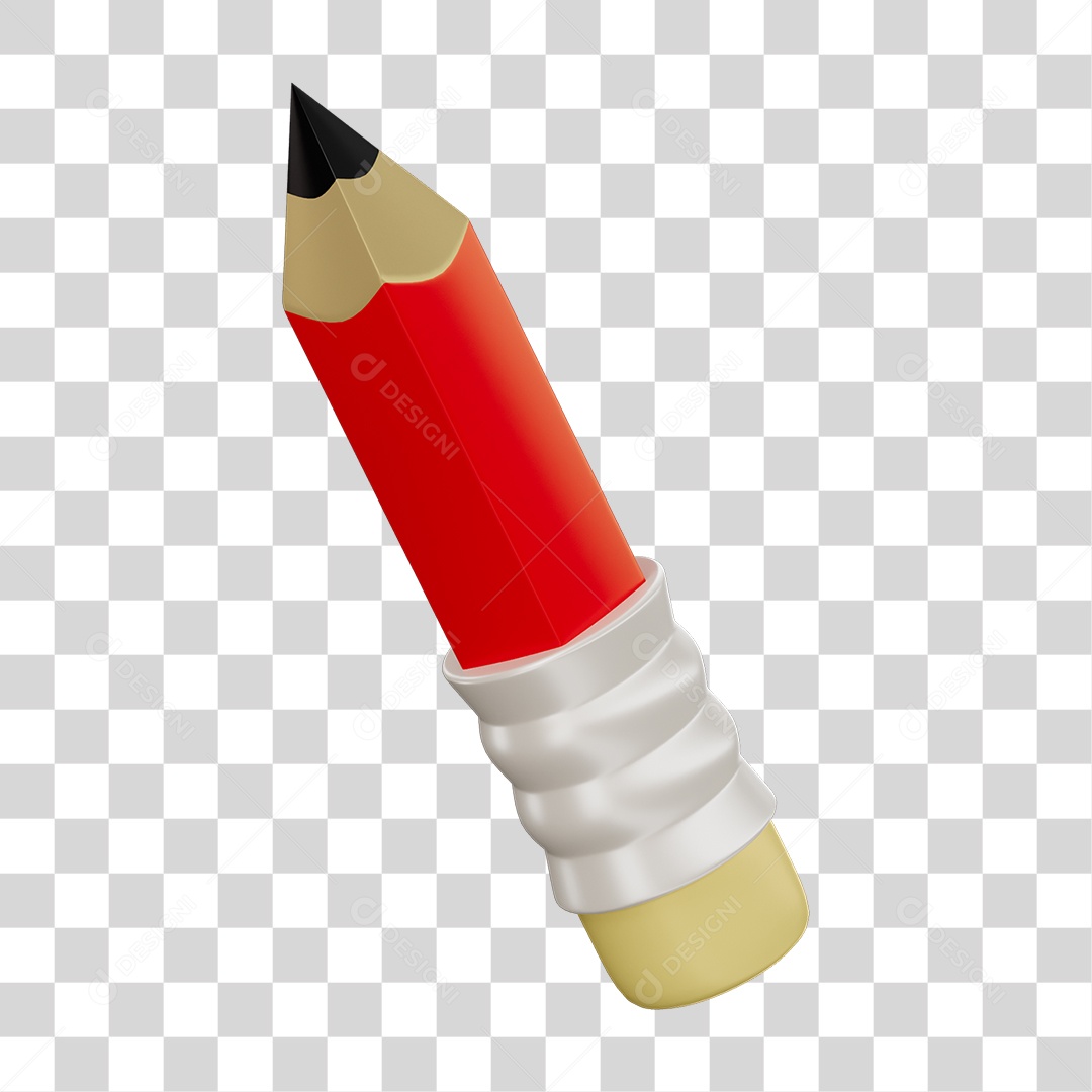 3D Element PNG Writing Pencils Transparent