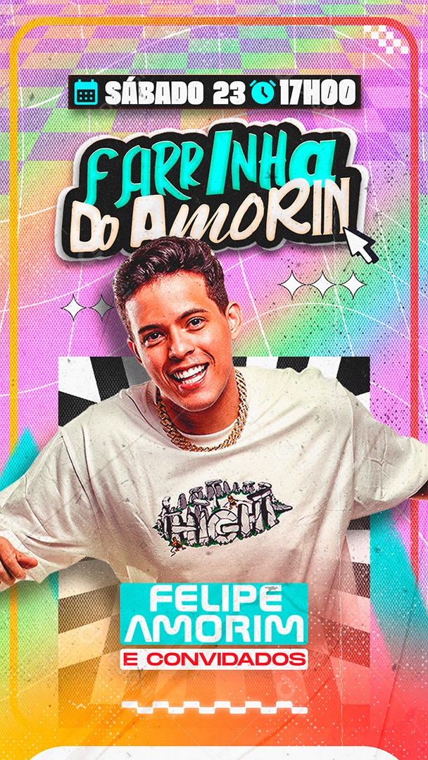 Story Flyer Farrinha Do Amorin Social Media PSD Editável