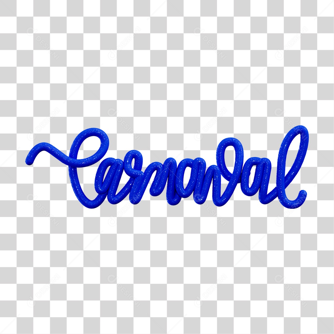 3D text Carnaval PNG Transparent