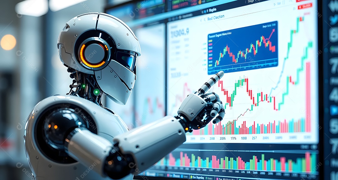 The AI artificial intelligence tool analyzes the stock market2_upscayl_4x_realesrgan-x4plus