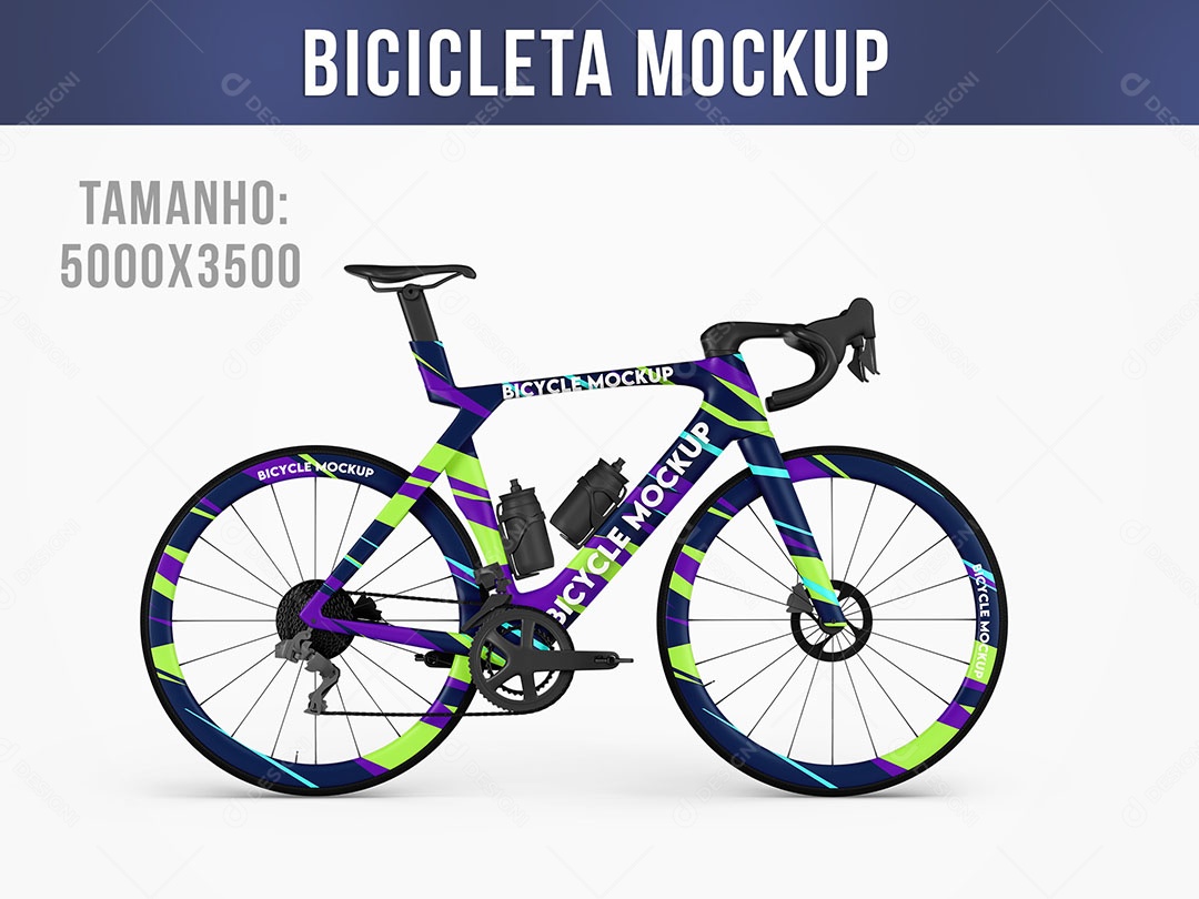 Bicicleta Mockup PSD Editável