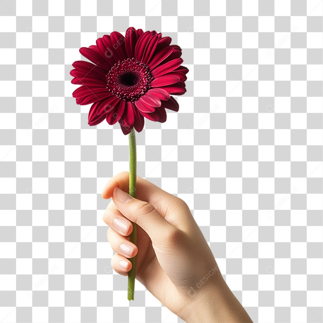 Elemento 3D Flores Rosas PNG Transparente