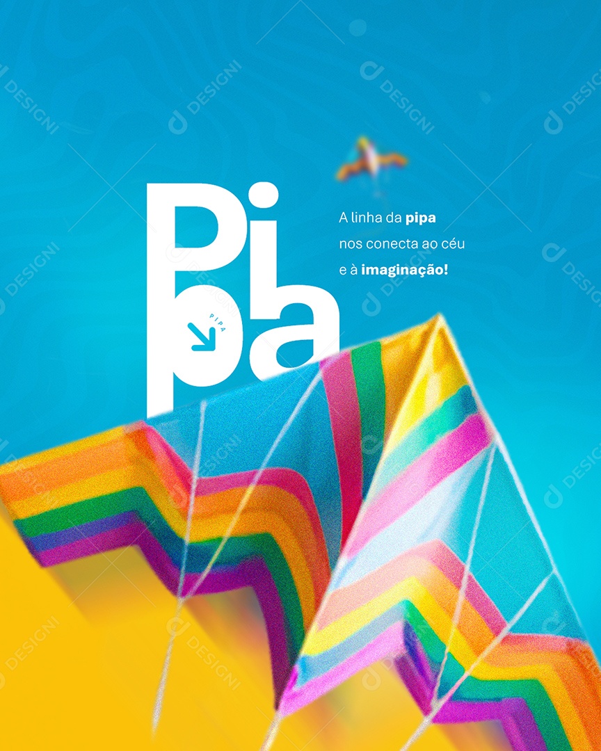 Dia da Pipa 29 de junho Social Media PSD Editável