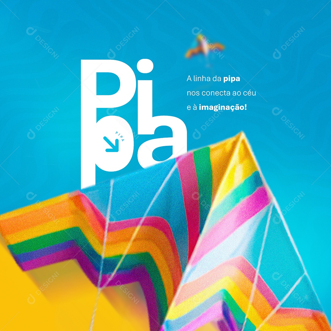 Dia da Pipa 29 de junho Social Media PSD Editável