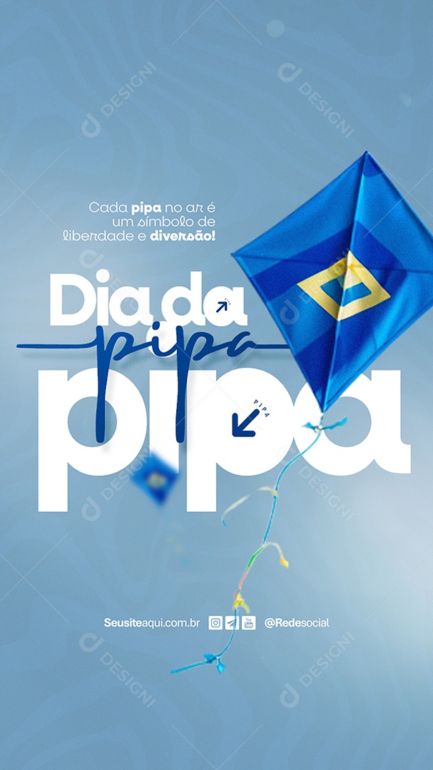 Story Dia da Pipa 29 de junho Social Media PSD Editável