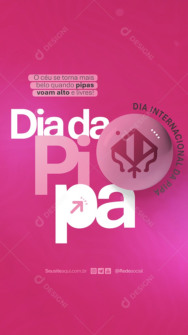 Story Dia da Pipa 29 de junho Social Media PSD Editável