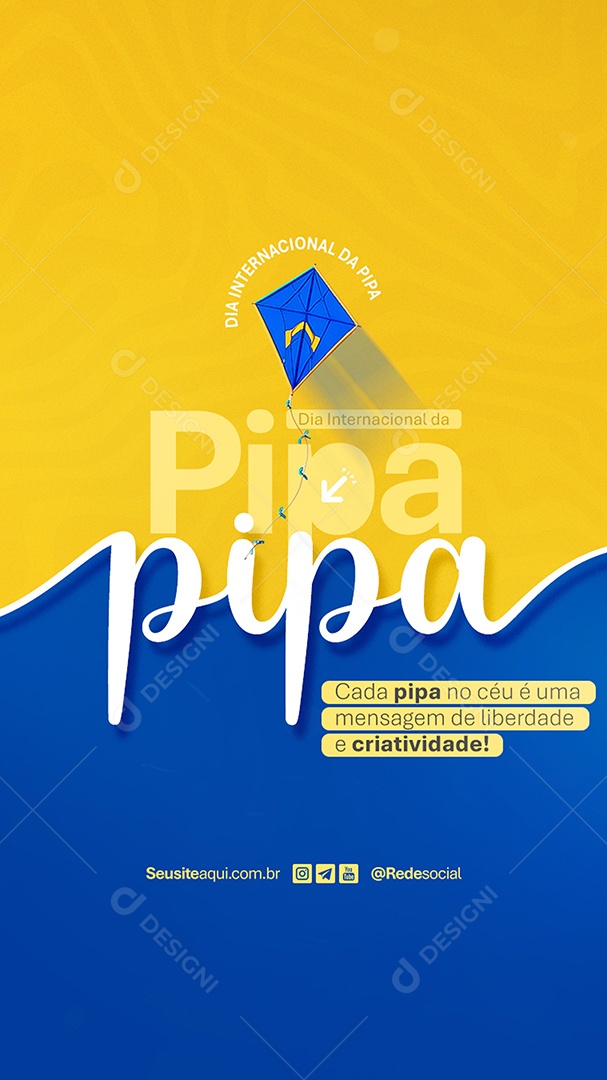 Story Dia da Pipa 29 de junho Social Media PSD Editável