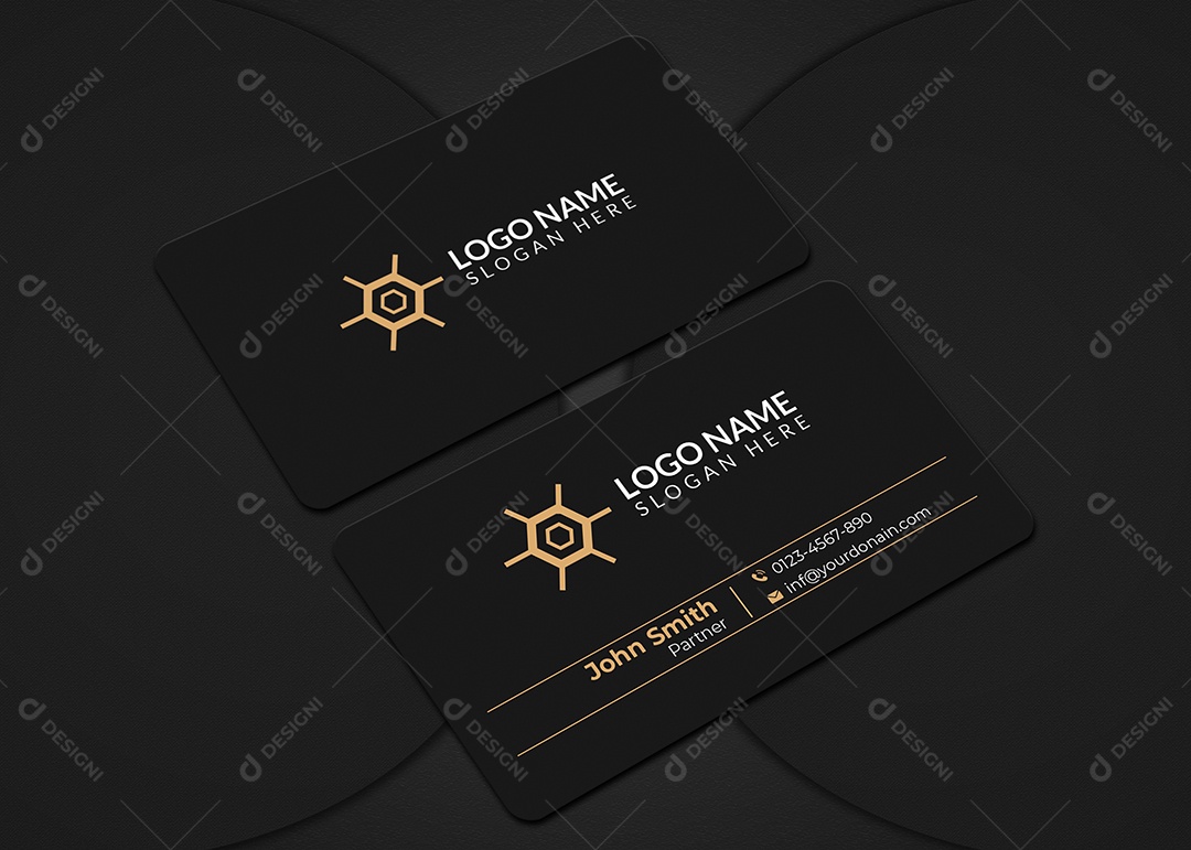 Luxury and Modern PSD Visit Card Template Editable