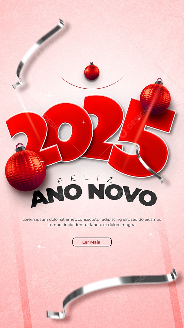 Happy new year story 01 From January Social Media PSD Editable