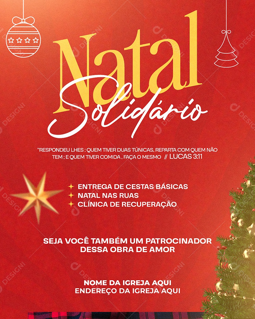 Merry Christmas Flyer Religious 25 December Social Media PSD Editable