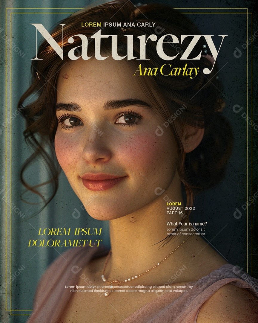 Flayer Magazine Naturezy Social Media PSD Editable